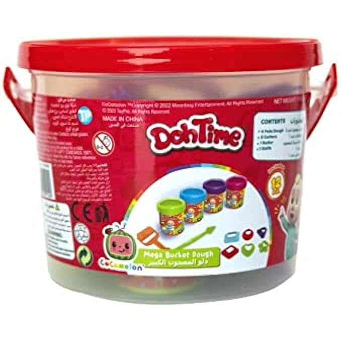 DohTime COCOMELON MEGA DOUGH BUCKET - Image 3